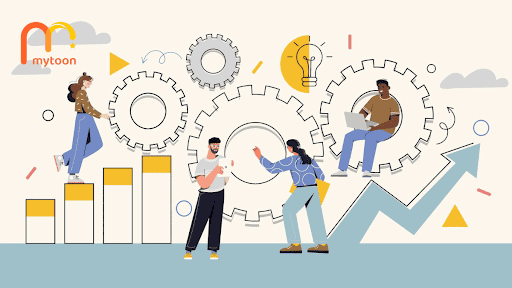 Hơi thở hoạt hình trong trang giấy - minh họa 2d cho sách truyện